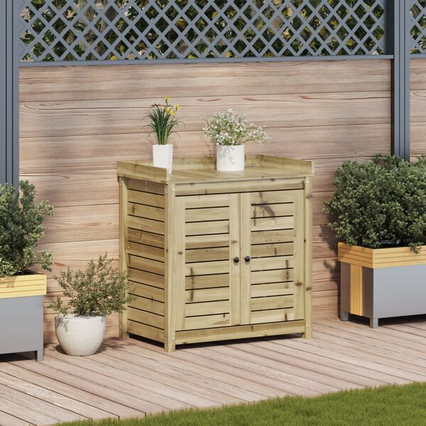 vidaXL Pflanztisch Ablagen 82,5x50x86,5 cm Imprägniertes Kiefernholz
