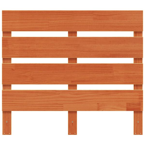 vidaXL Kopfteil Wachsbraun 90 cm Massivholz Kiefer