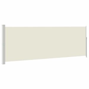 vidaXL Ausziehbare Seitenmarkise 160x514 cm Creme