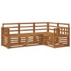 vidaXL Sofagarnituren 4 pcs Natur Massivholz Akazie