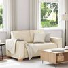 vidaXL 2-Sitzer Sofa Leinen 160x78x84 cm