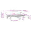 vidaXL Tagesbett Ausziehbar Wachsbraun 80x200 cm Massivholz Kiefer