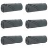 vidaXL Wohndecken 6 Stk. Dunkelgrau 280 x 210 cm 4.88 Fleece