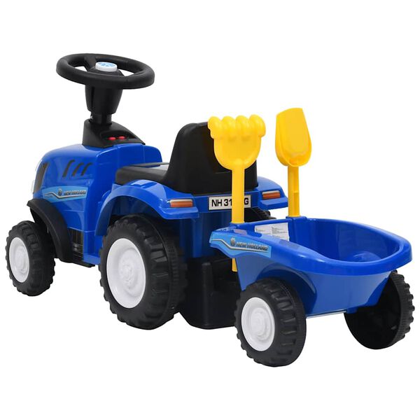 vidaXL Kindertraktor New Holland Blau