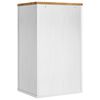vidaXL Badezimmer-Wandschrank mit Regal FLORO Wei&szlig; 35 x 30 x 60 cm