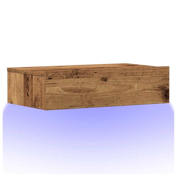 vidaXL Nachttisch Altholz-Optik 60x35 cm Holzwerkstoff
