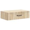 vidaXL Wandmontierter Beistelltisch Sonoma-Eiche 59 x 34,5 x 17 cm