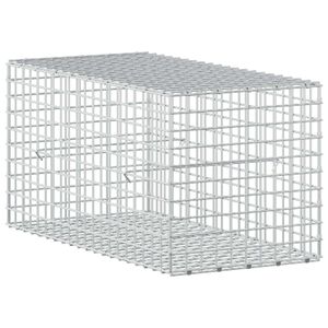 vidaXL Gabione mit 5 mm Draht und 5x5 cm Maschen 50x100x50 cm