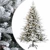 vidaXL K&uuml;nstlicher klappbarer Weihnachtsbaum 150 cm 150 LEDs