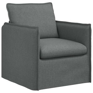 vidaXL Sofa Dunkelgrau 75 x 82 x 85 cm Stoff