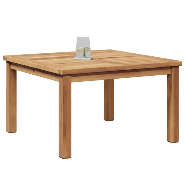 vidaXL Couchtisch Braun 60 x 60 x 36 cm Massivholz Teak