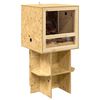 vidaXL Terrarium Braun 50 x 50 x 100 cm OSB