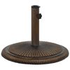 vidaXL Sonnenschirmst&auml;nder Bronzen 45x45x30 cm Gusseisen