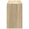 vidaXL Bad-Wandschrank Sonoma-Eiche 100x25x40 cm Holzwerkstoff