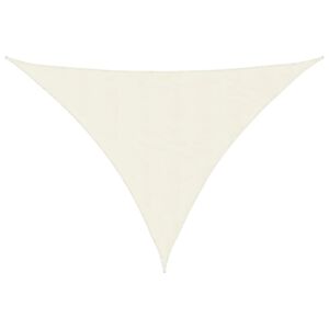 vidaXL Sonnensegel Oxford-Gewebe Dreieckig 5x5x6 m Creme