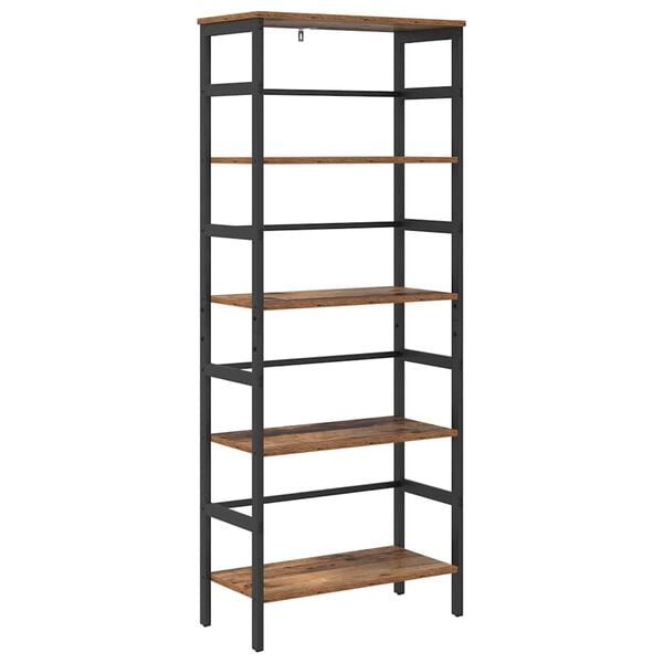vidaXL B&uuml;cherregal Altholz 60 x 29,5 x 149 cm Holzwerkstoff