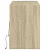 vidaXL TV-Wandschrank mit LED-Beleuchtung Sonoma-Eiche 130x31x45 cm