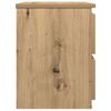 vidaXL Nachttische 2 Stk. Artisan-Eiche 30x30x40 cm Holzwerkstoff