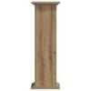 vidaXL Pflanzenständer Artisan-Eiche 33x33x100 cm Holzwerkstoff