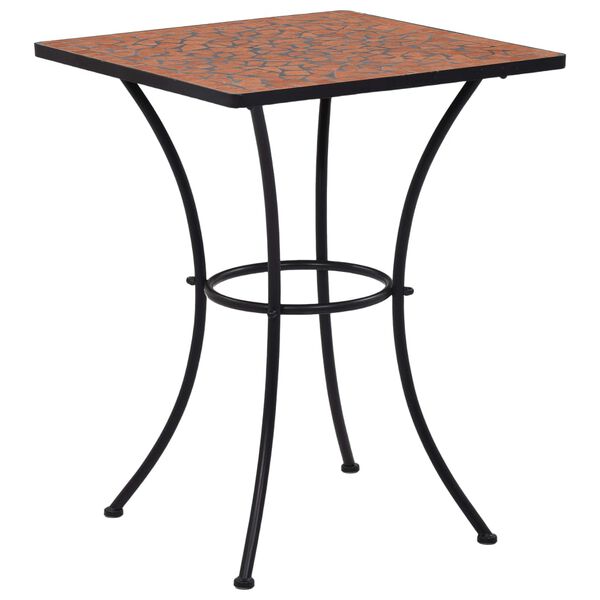 vidaXL 3-tlg. Bistro-Set Mosaik Keramik Terrakotta