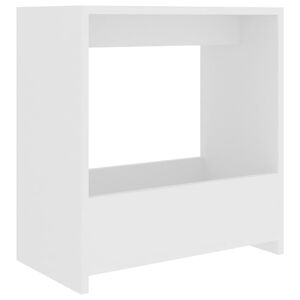 vidaXL Beistelltisch Wei&szlig; 50x26x50 cm Holzwerkstoff