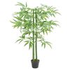 vidaXL Bambusbaum K&uuml;nstlich 384 Bl&auml;tter 120 cm Gr&uuml;n
