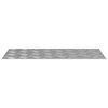 vidaXL Treppe Tritt Rechtwinklig 2 pcs Silber 70 x 30 cm Aluminium