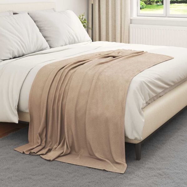 vidaXL Wohndecken 6 pcs Kamel 170 x 130 cm Fleece