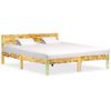 vidaXL Massivholzbett Altholz 180x200 cm