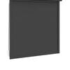 vidaXL Rollladen Anthrazit 130 x 140 cm Aluminium und Polyurethan