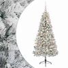 vidaXL K&uuml;nstlicher Weihnachtsbaum mit Weihnachtskugel 120 cm 150 LEDs