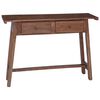 vidaXL Schreibtisch Braun 110 x 30 x 79 cm Massives Mahagoni Holz