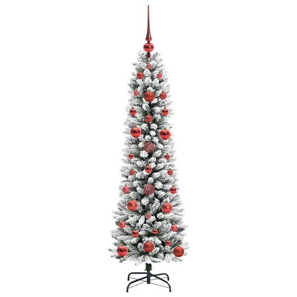 vidaXL K&uuml;nstlicher Weihnachtsbaum mit 150 LEDs mit St&auml;nder Wei&szlig; 120 cm