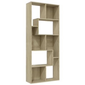 vidaXL B&uuml;cherregal Sonoma-Eiche 67x24x161 cm Holzwerkstoff