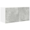 vidaXL H&auml;ngeschrank Betongrau 80 x 31 x 40 cm Holzwerkstoff