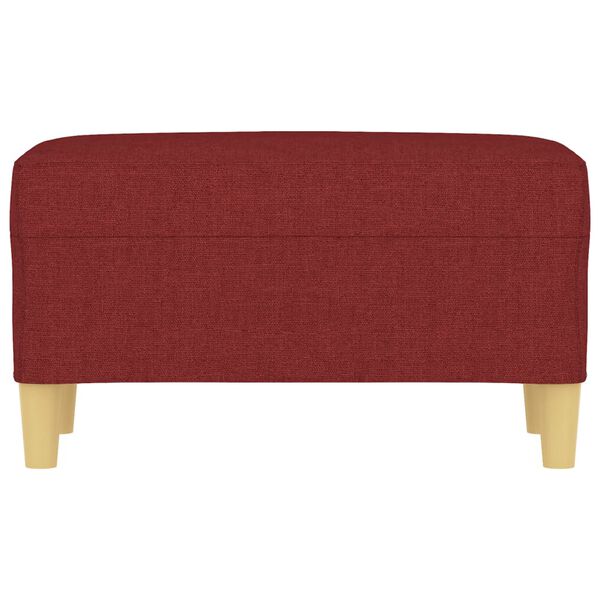 vidaXL Sitzbank Weinrot 70x35x41 cm Stoff