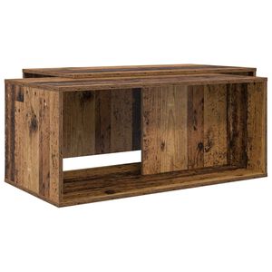 vidaXL Kaffeetisch Set 2 pcs Altholz Holzwerkstoff