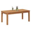 vidaXL Tisch Braun 95 x 45 x 40 cm Massivholz Teak