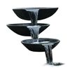 Ubbink Garten-Wasserfall mit Pumpe Muscheln 35/45/55 cm