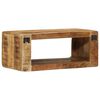 vidaXL TV-Wandschrank 60x30x25 cm Raues Massives Mangoholz