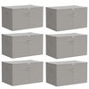 vidaXL Aufbewahrungsbox 6 stk. Vliesstoff 55 x 35 x 32 cm 61,6 L
