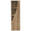 vidaXL Eckschrank Artisan-Eiche 32x32x102cm Holzwerkstoff