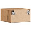 vidaXL Wand-Nachttisch Artisan-Eiche 35x35x20 cm