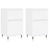 vidaXL Sideboards 2 Stk. Wei&szlig; 40x35x70 cm Holzwerkstoff