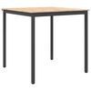 vidaXL Bartisch 110 x 110 x 105 cm Massives Kiefernholz Natur