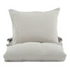 Venture Home Bettw&auml;sche-Set Mila 200x150 cm Baumwolle Hellgrau