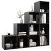 vidaXL 4-tlg. TV-Schrank-Set Hochglanz-Schwarz Holzwerkstoff