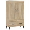 vidaXL Highboard Sonoma-Eiche 70x31x115 cm Holzwerkstoff