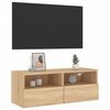 vidaXL TV-Wandschrank Sonoma-Eiche 80x30x30 cm Holzwerkstoff