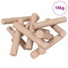vidaXL Holzd&uuml;bel 24000 Stk. Braun Massivholz